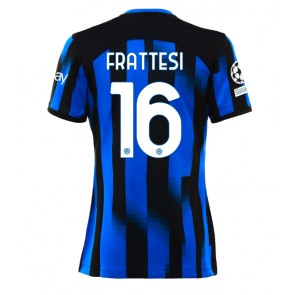 Inter Milan Davide Frattesi #16 Domaci Dres za Ženska 2023-24 Kratak Rukavima